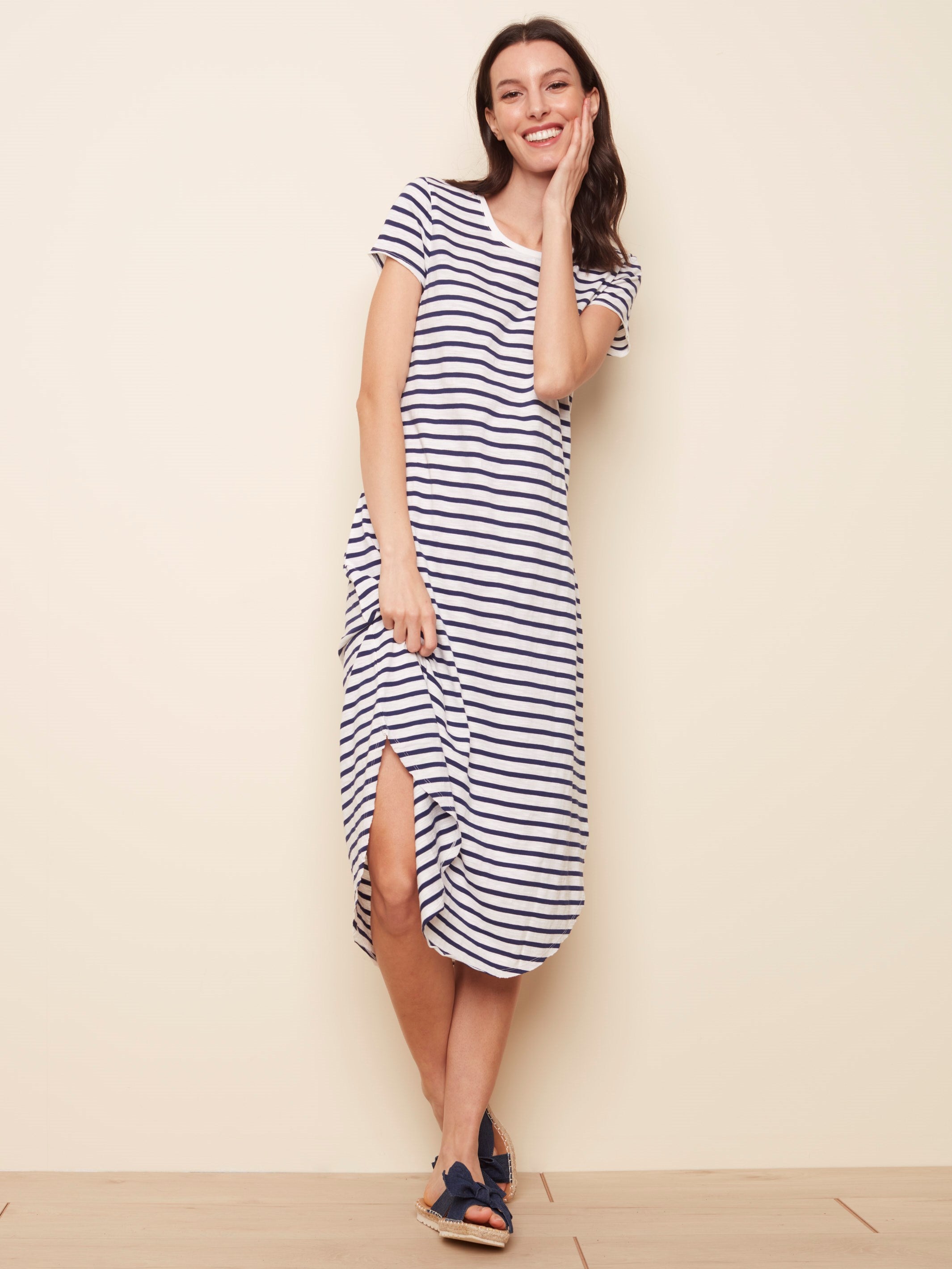 Women's Cotton Maxi Dress | Nautical ...